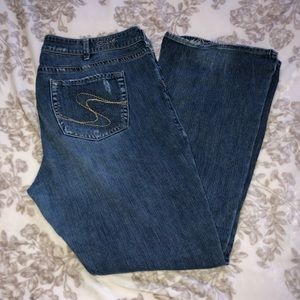 Silver Bootcut Jeans